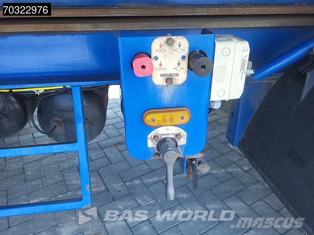 Jumbo T0180 2 axles LZV B-Double Tailgate LBW Steering A Gesloten opleggers
