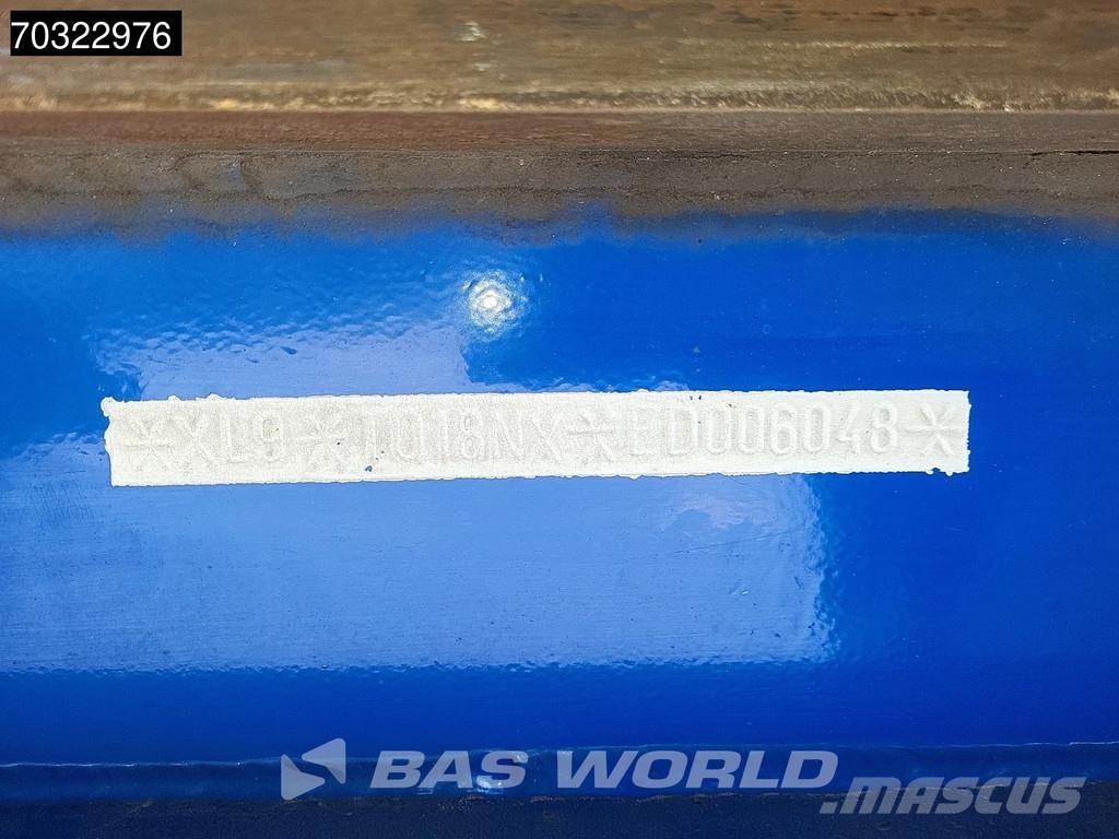 Jumbo T0180 2 axles LZV B-Double Tailgate LBW Steering A Gesloten opleggers