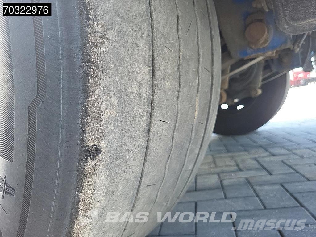Jumbo T0180 2 axles LZV B-Double Tailgate LBW Steering A Gesloten opleggers