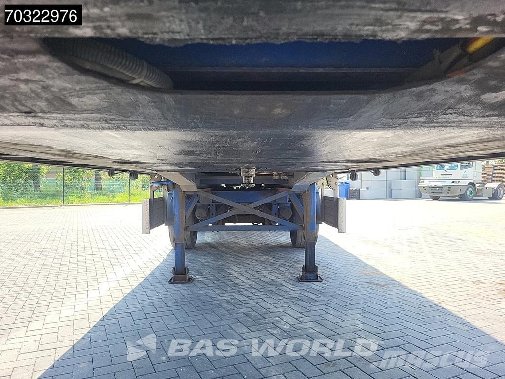 Jumbo T0180 2 axles LZV B-Double Tailgate LBW Steering A Gesloten opleggers