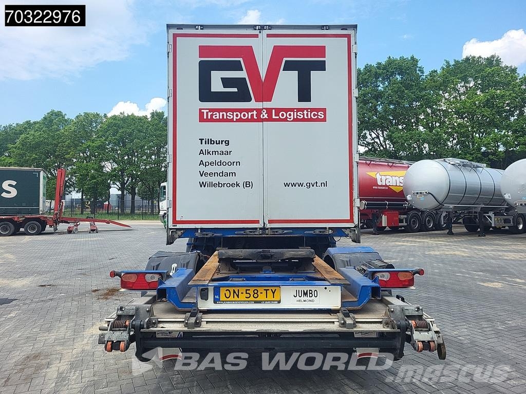 Jumbo T0180 2 axles LZV B-Double Tailgate LBW Steering A Semi-Reboques Caixa Fechada