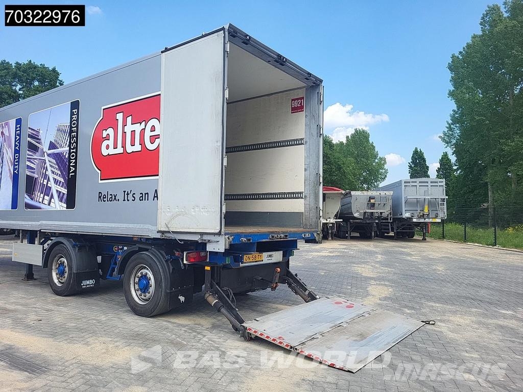 Jumbo T0180 2 axles LZV B-Double Tailgate LBW Steering A Gesloten opleggers