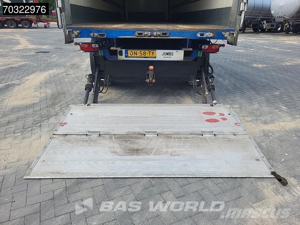Jumbo T0180 2 axles LZV B-Double Tailgate LBW Steering A Semi-Reboques Caixa Fechada
