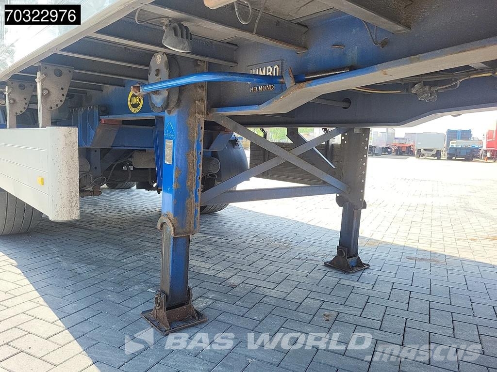 Jumbo T0180 2 axles LZV B-Double Tailgate LBW Steering A Gesloten opleggers