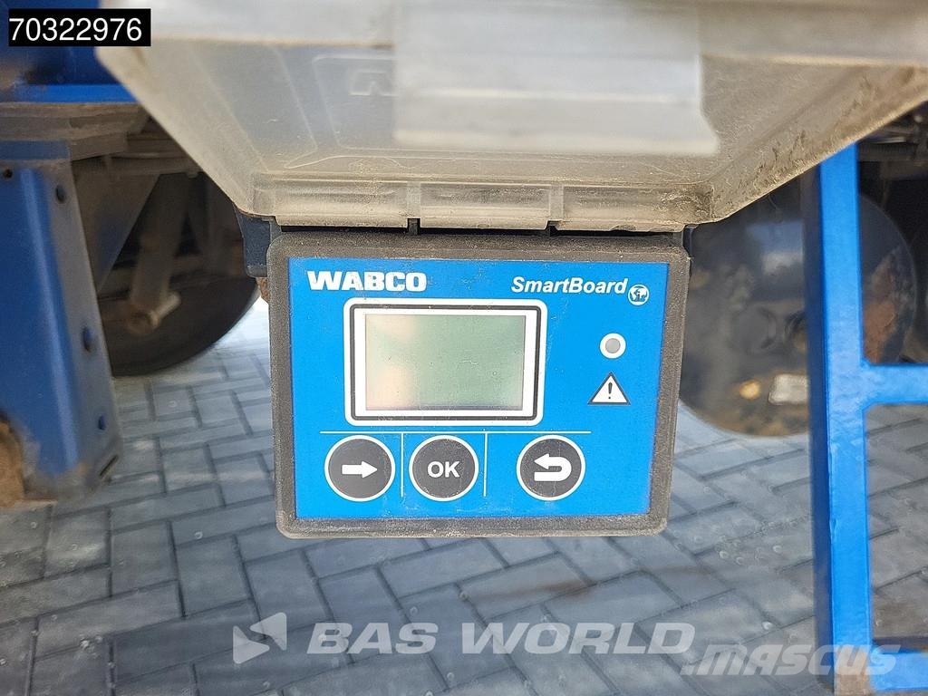 Jumbo T0180 2 axles LZV B-Double Tailgate LBW Steering A Gesloten opleggers