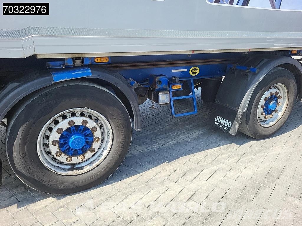 Jumbo T0180 2 axles LZV B-Double Tailgate LBW Steering A Gesloten opleggers