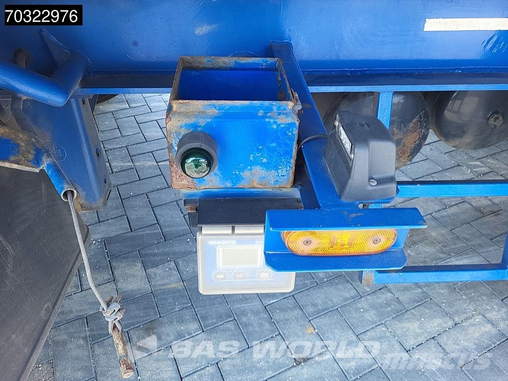 Jumbo T0180 2 axles LZV B-Double Tailgate LBW Steering A Gesloten opleggers