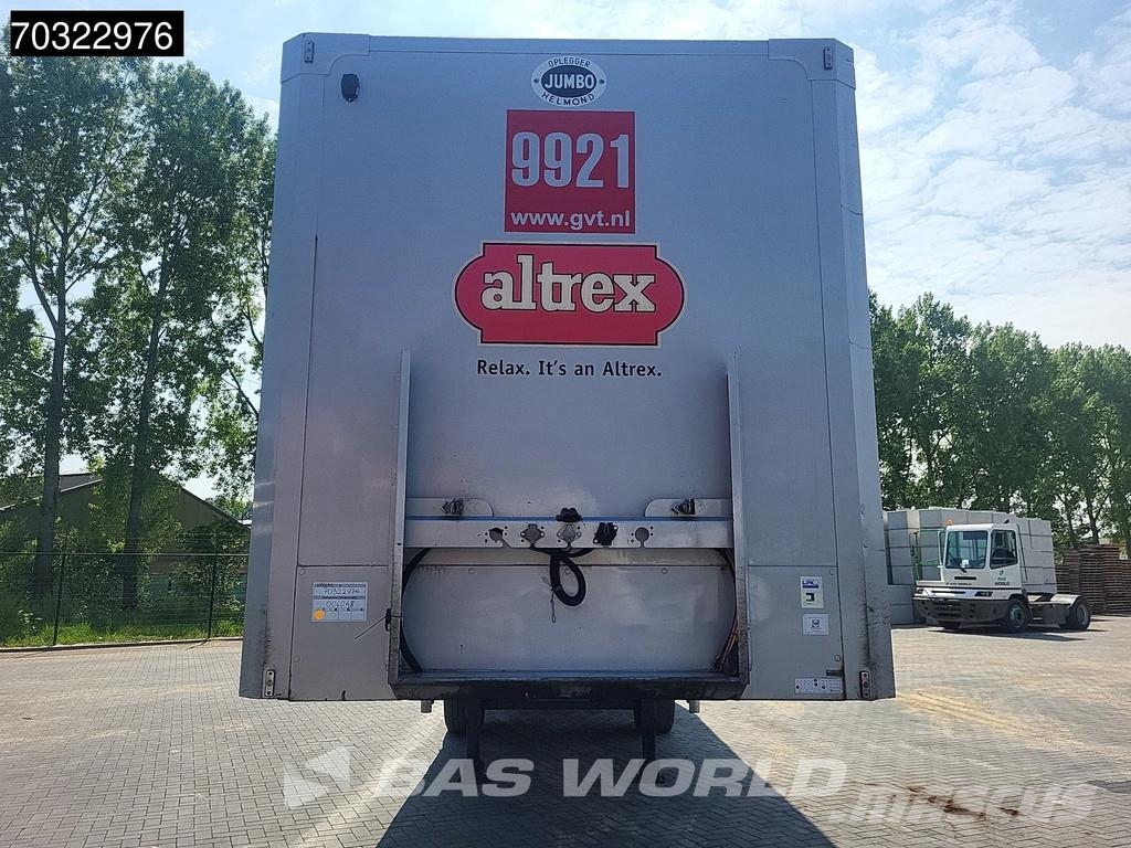 Jumbo T0180 2 axles LZV B-Double Tailgate LBW Steering A Gesloten opleggers