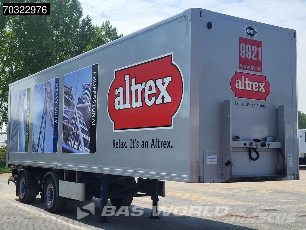 Jumbo T0180 2 axles LZV B-Double Tailgate LBW Steering A Gesloten opleggers