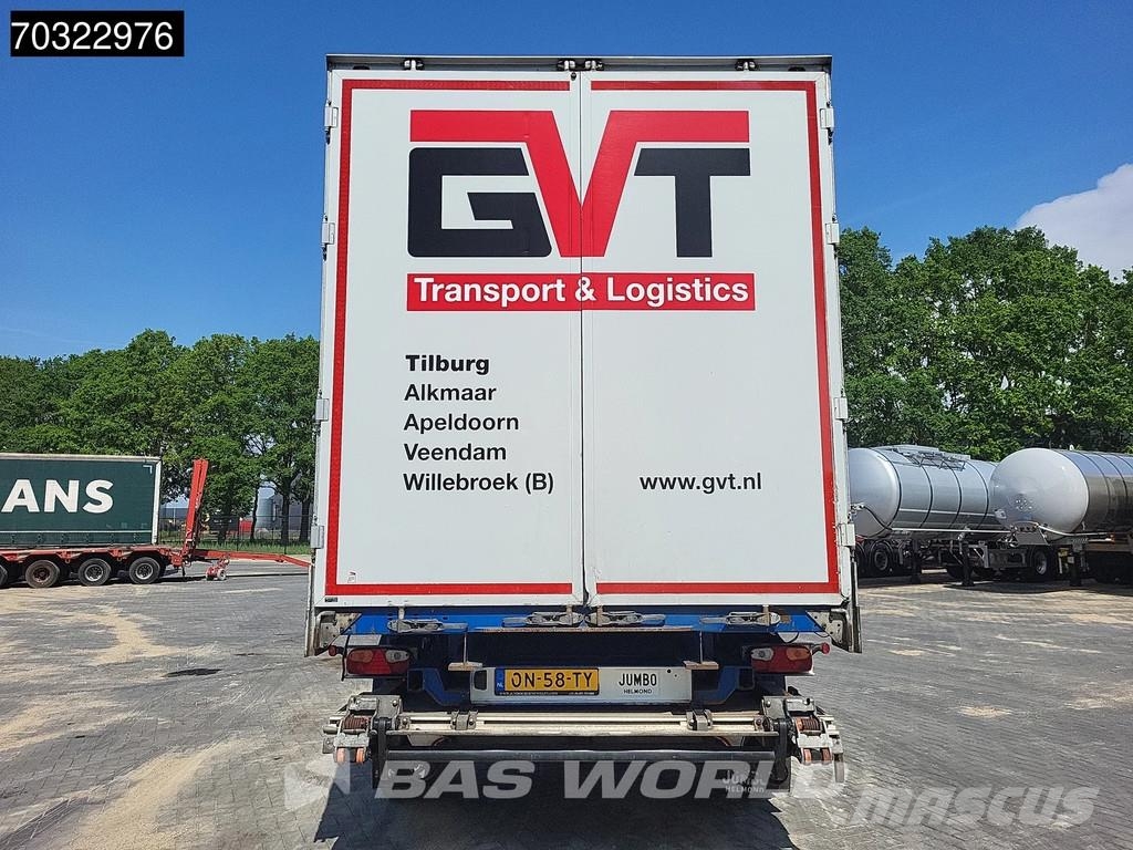 Jumbo T0180 2 axles LZV B-Double Tailgate LBW Steering A Gesloten opleggers