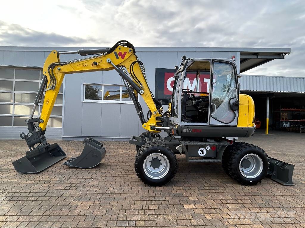 Wacker Neuson EW100 *Powertilt*2xLöffel*2021*3.012BH* Bagri na kolesih