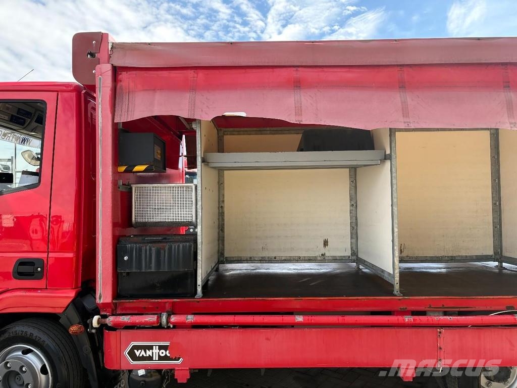 Iveco EUROCARGO 90E18 + EURO 5 + LOW KM + 3 SEATS Tautliner/curtainside trucks