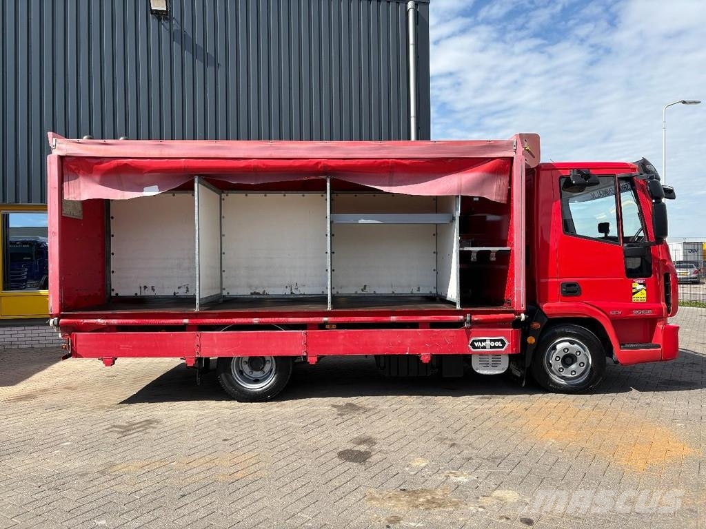 Iveco EUROCARGO 90E18 + EURO 5 + LOW KM + 3 SEATS Tautliner/curtainside trucks