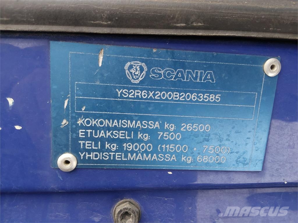 Scania R500 6x2 우드칩 트럭