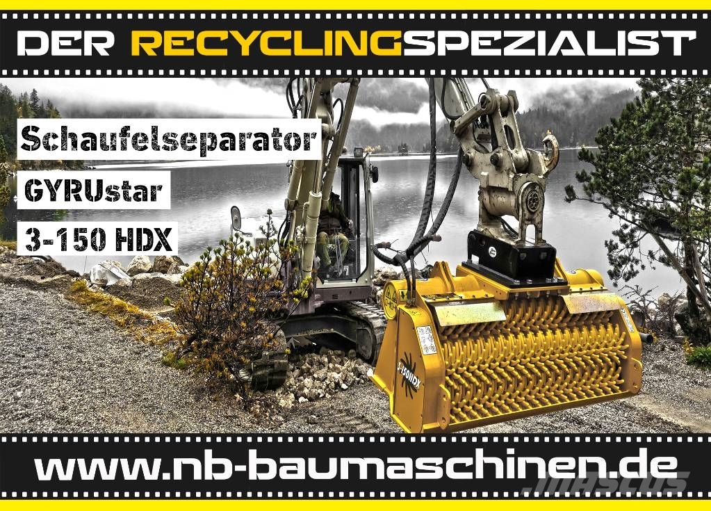 Gyru-Star 3-150HDX | Siebschaufel für Bagger ab 7to OQ70/55, Screening buckets