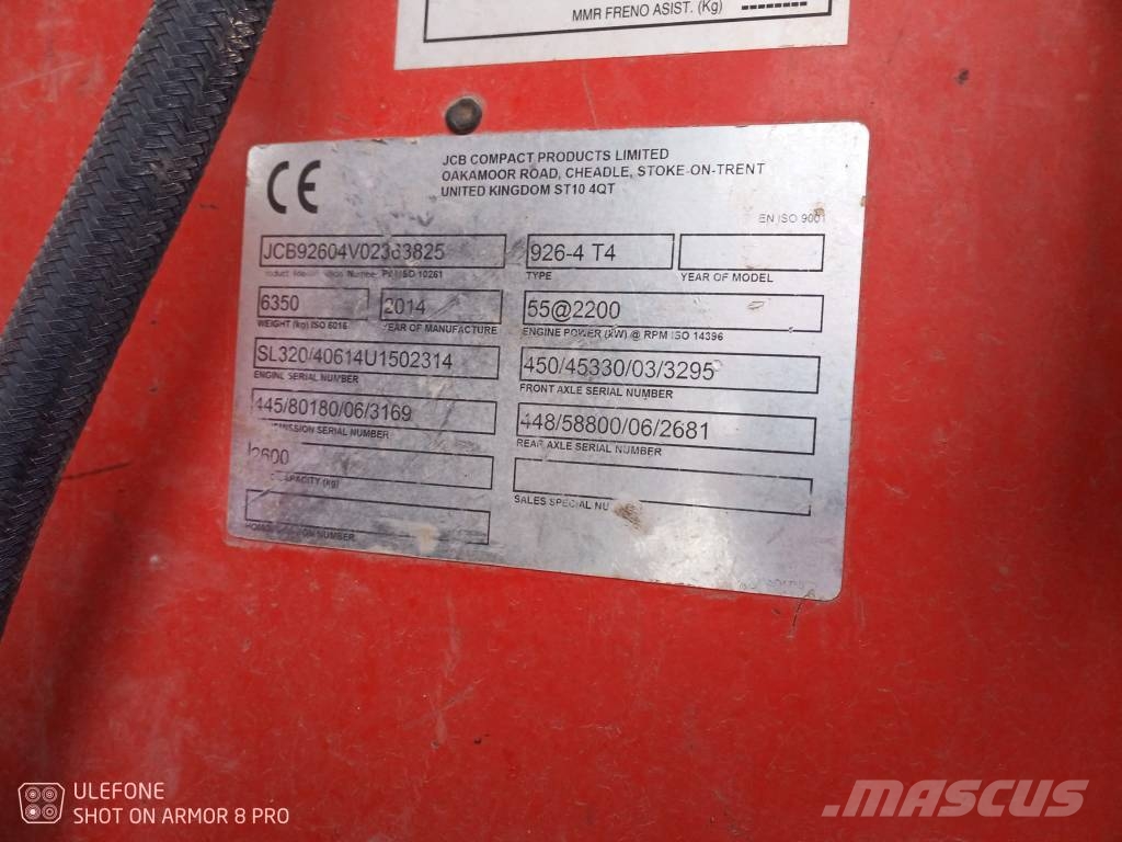 JCB 926-4 Empilhadores todo-terreno