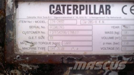 CAT CW 20 Citas sastāvdaļas