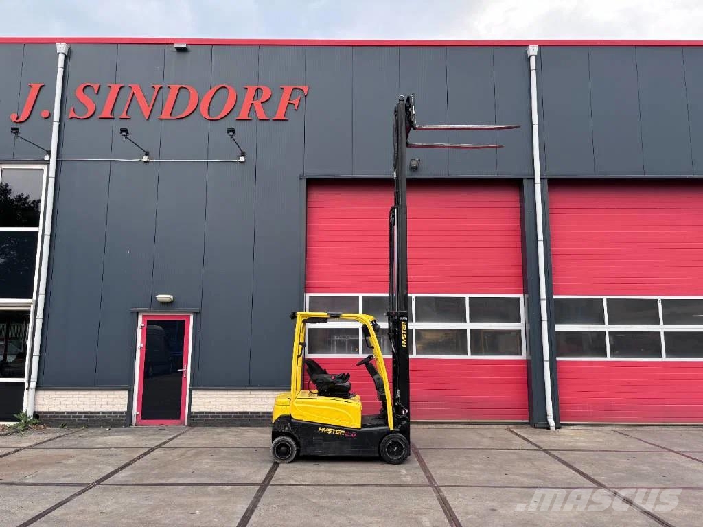 Hyster J2.0 XN LWB 2000 kg triplo/sideshift/ spreader Elektrische heftrucks