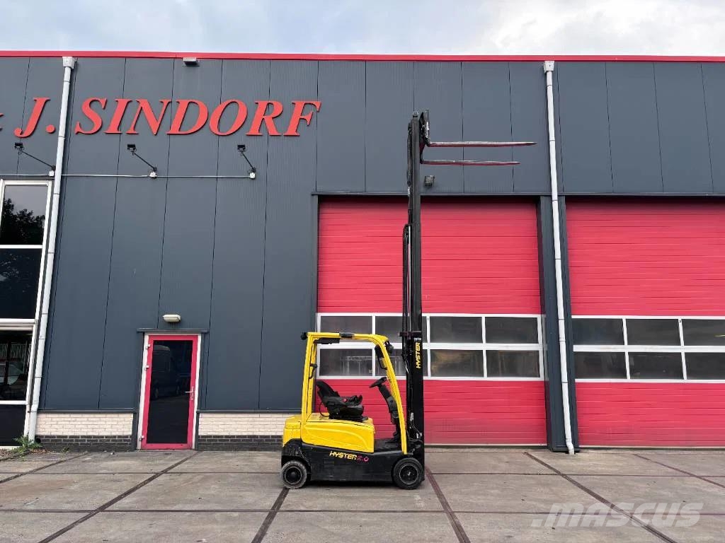Hyster J2.0 XN LWB 2000 kg triplo/sideshift/ spreader Elektrische heftrucks