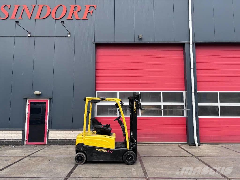 Hyster J2.0 XN LWB 2000 kg triplo/sideshift/ spreader Elektrische heftrucks