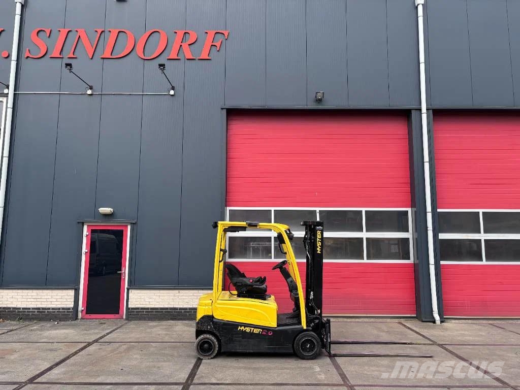 Hyster J2.0 XN LWB 2000 kg triplo/sideshift/ spreader Elektrische heftrucks