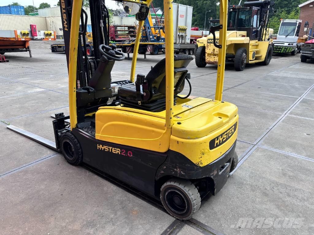 Hyster J2.0 XN LWB 2000 kg triplo/sideshift/ spreader Elektrische heftrucks