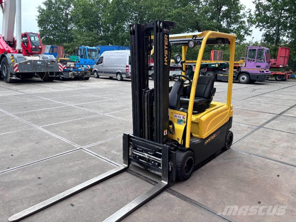 Hyster J2.0 XN LWB 2000 kg triplo/sideshift/ spreader Elektrische heftrucks