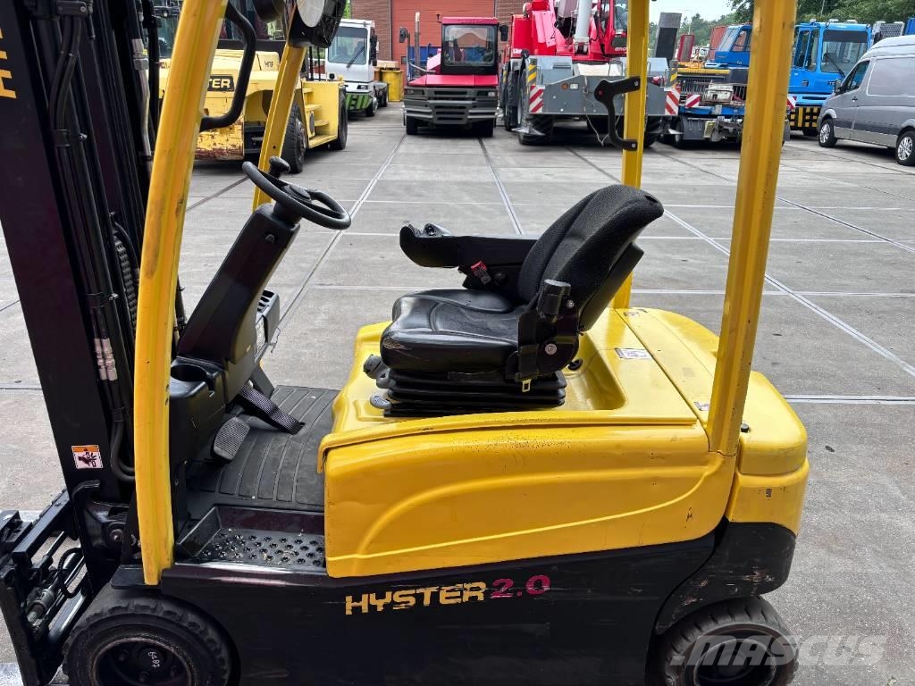 Hyster J2.0 XN LWB 2000 kg triplo/sideshift/ spreader Elektrische heftrucks