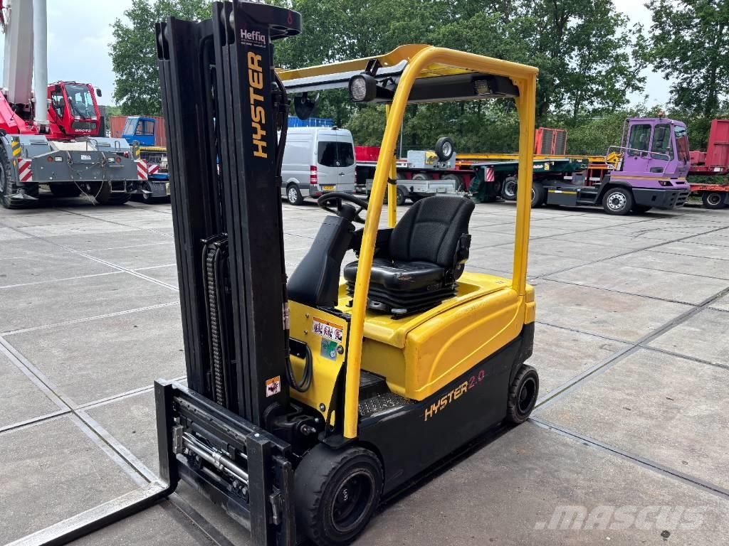 Hyster J2.0 XN LWB 2000 kg triplo/sideshift/ spreader Elektrische heftrucks
