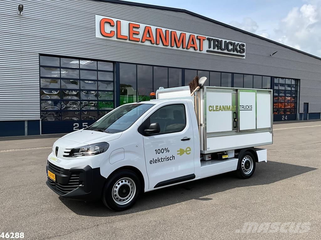 Peugeot E-Expert 100% elektrisch kippende zijlader 塵芥車、パッカー車