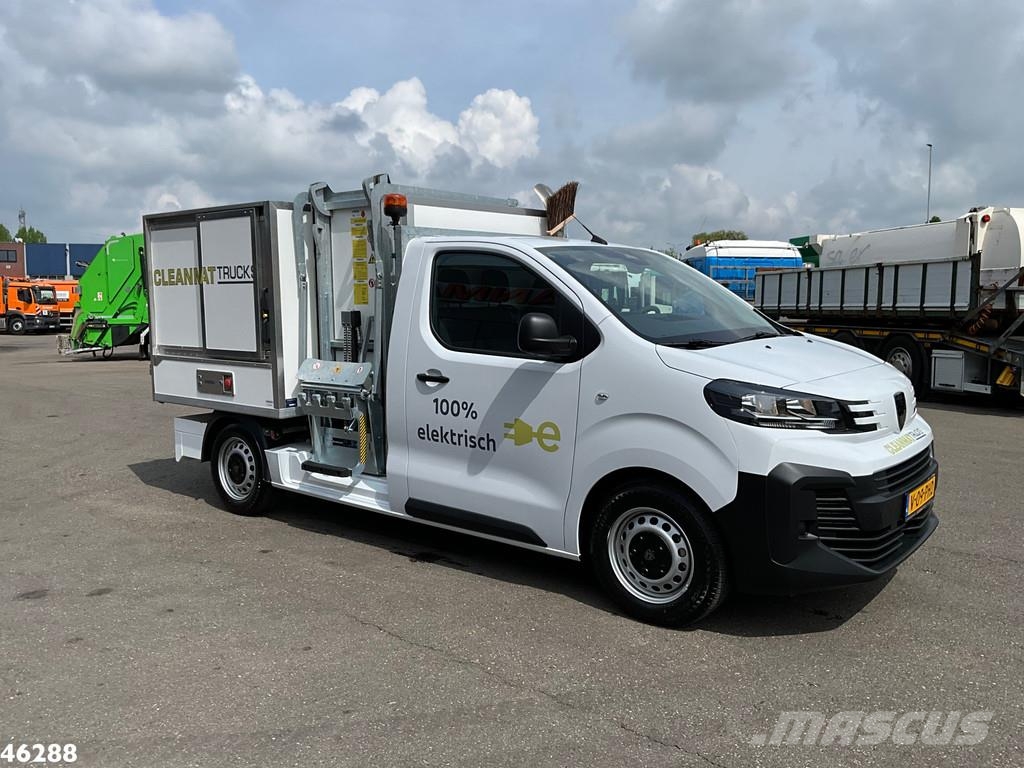 Peugeot E-Expert 100% elektrisch kippende zijlader 塵芥車、パッカー車