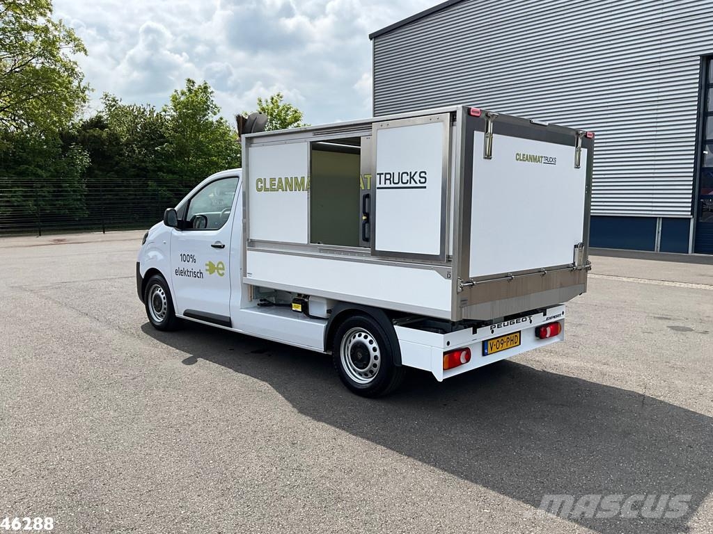 Peugeot E-Expert 100% elektrisch kippende zijlader 塵芥車、パッカー車