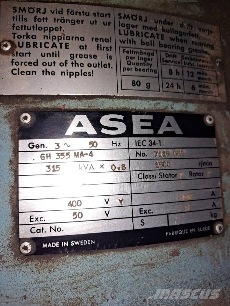 Asea 320 مولدات ديزل