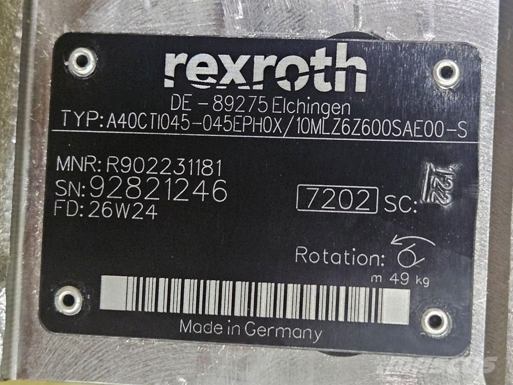 John Deere -Rexroth A40CTI045-Drive pump/Fahrpumpe/CVT Hidraulice