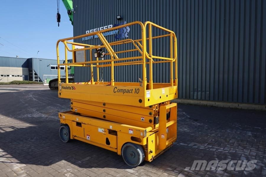 Haulotte Compact 10 Electric, 10m Working Height, 450kg Cap Scissor lifts