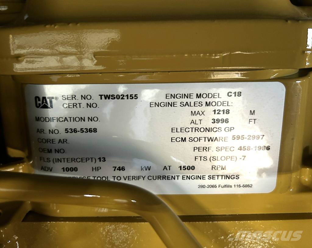 CAT DE850E0 - C18 - 850 kVA Generator - DPX-18032 Diesel generatoren