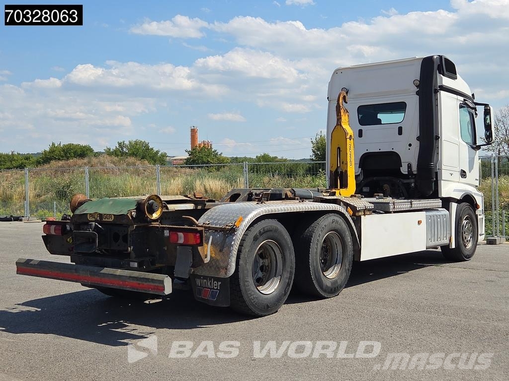 Mercedes-Benz Actros 2545 6X2 Palfinger 22t Hooklift Retarder Li Camiones polibrazo