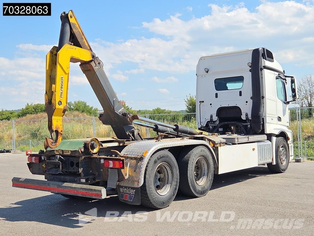 Mercedes-Benz Actros 2545 6X2 Palfinger 22t Hooklift Retarder Li Hook lift trucks