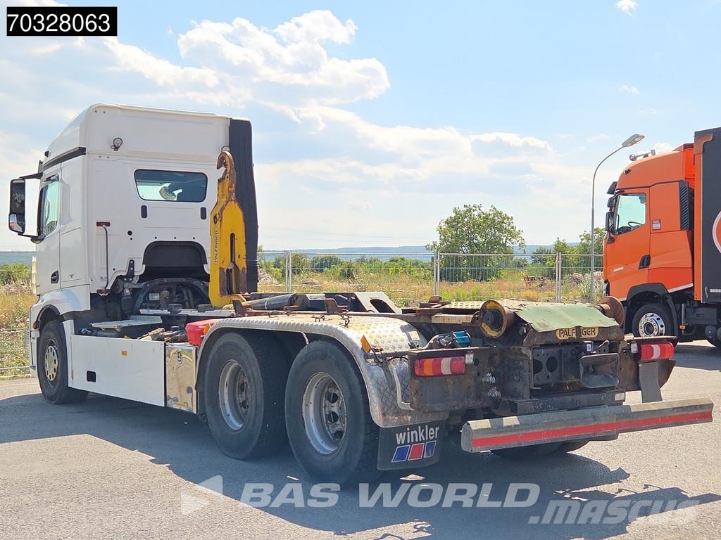 Mercedes-Benz Actros 2545 6X2 Palfinger 22t Hooklift Retarder Li Hook lift trucks