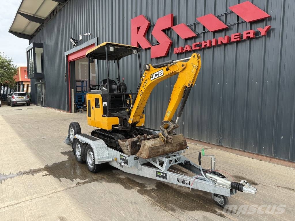 JCB 15 C-1 1.5t Mini Excavator with New 2.7t Trailer Minikaivukoneet < 7t