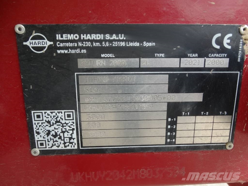 Hardi Zaturn Plus 2000 Прицепные опрыскиватели