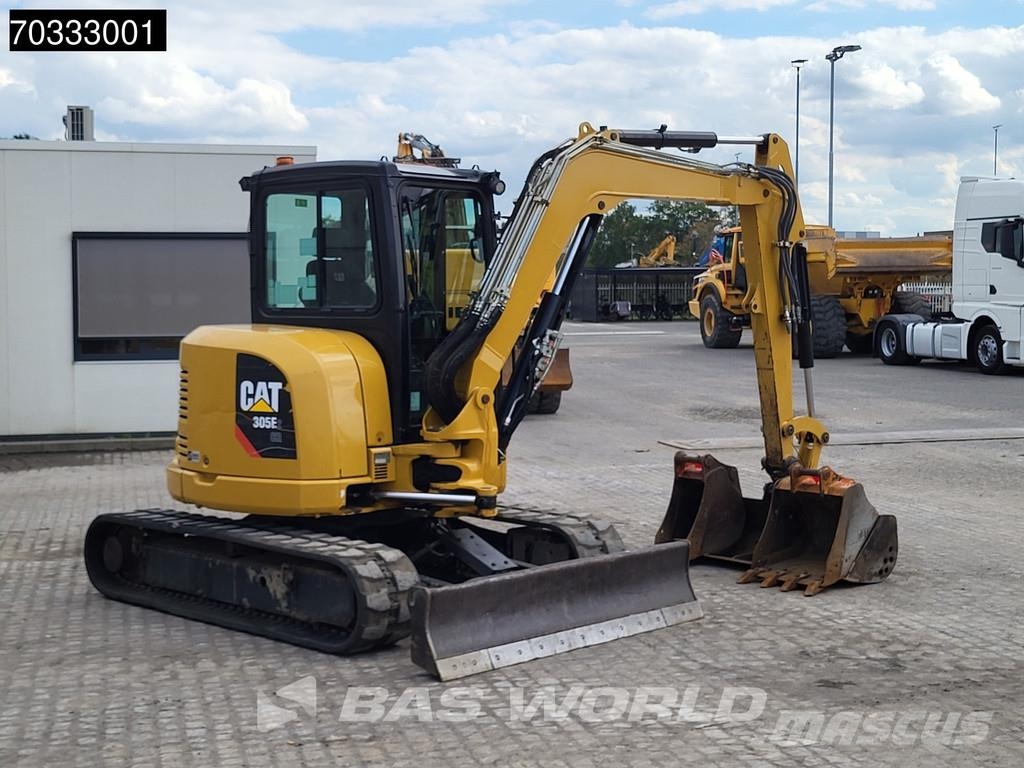 CAT 305 E2 CR 3 Buckets Mini pelle < 7t