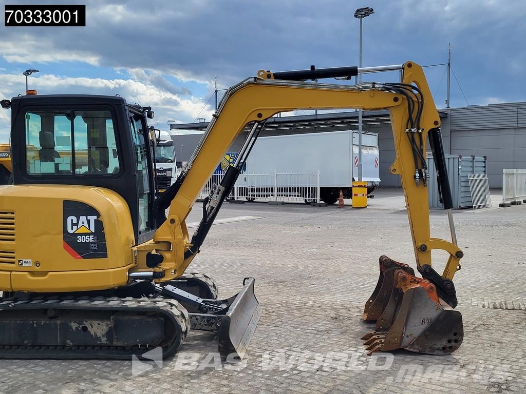 CAT 305 E2 CR 3 Buckets Mini pelle < 7t