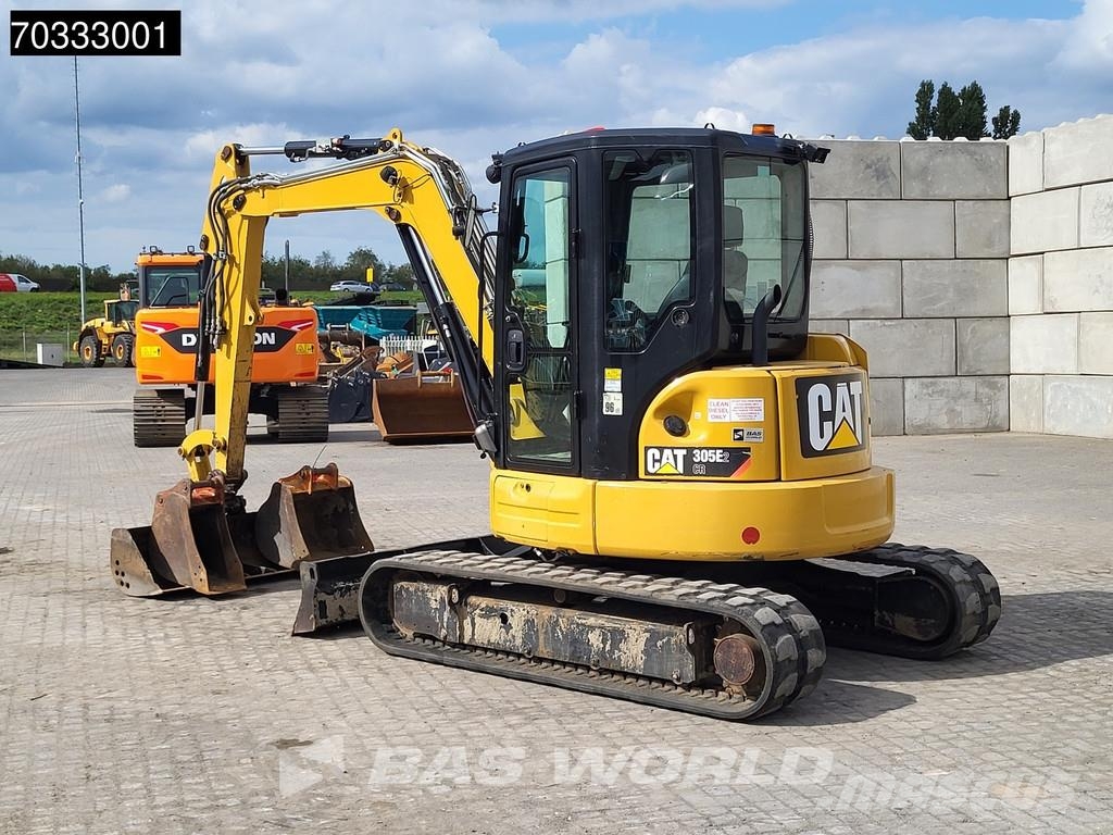 CAT 305 E2 CR 3 Buckets Mini pelle < 7t
