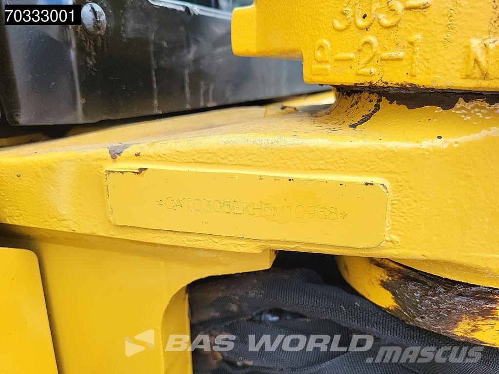 CAT 305 E2 CR 3 Buckets Mini pelle < 7t