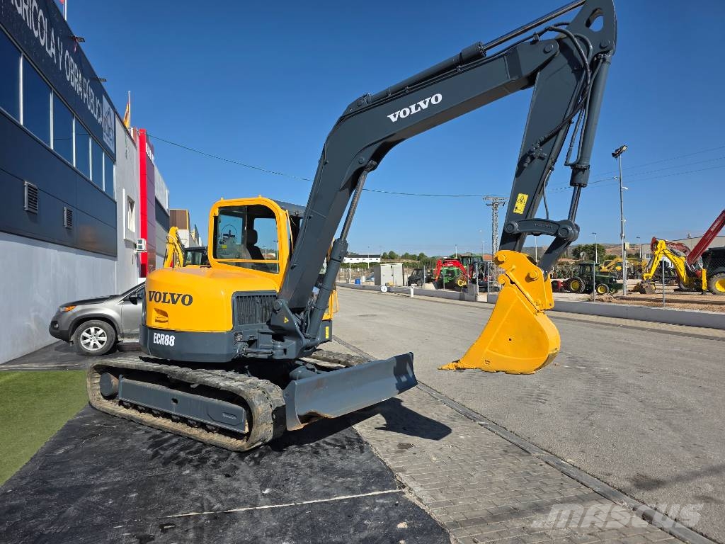 Volvo ECR 88 中型油圧ショベル 7ｔ-12ｔ（ユンボ・パワーショベル・バックホー）