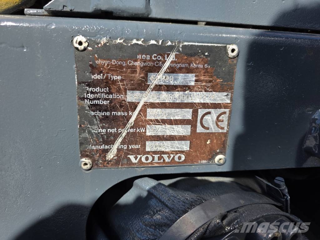 Volvo ECR 88 中型油圧ショベル 7ｔ-12ｔ（ユンボ・パワーショベル・バックホー）