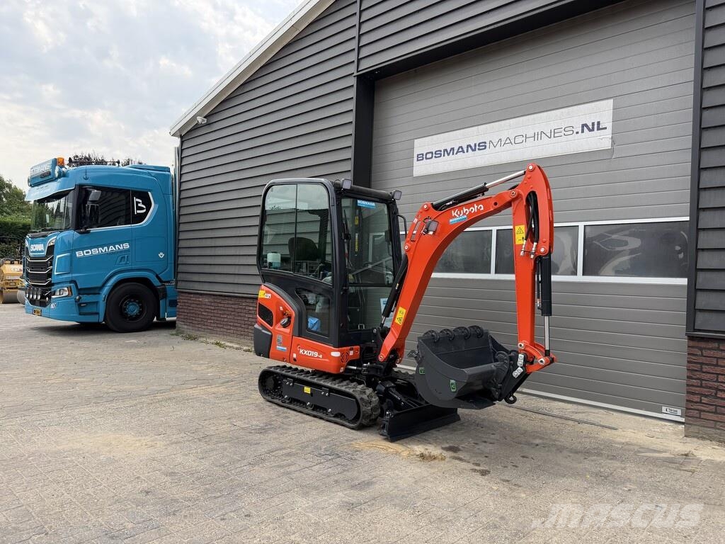 Kubota KX019-4 HI minigraver NIEUW €445 LEASE حفارات صغيرة أقل من 7 طن (حفارات صغيرة)