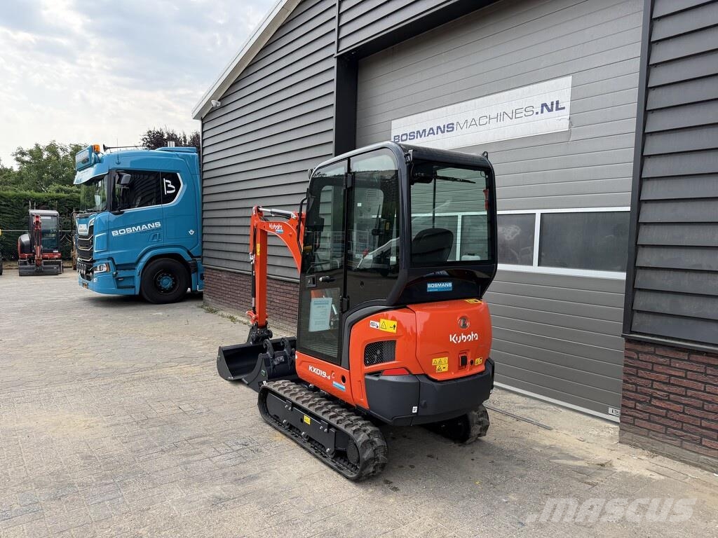 Kubota KX019-4 HI minigraver NIEUW €445 LEASE حفارات صغيرة أقل من 7 طن (حفارات صغيرة)