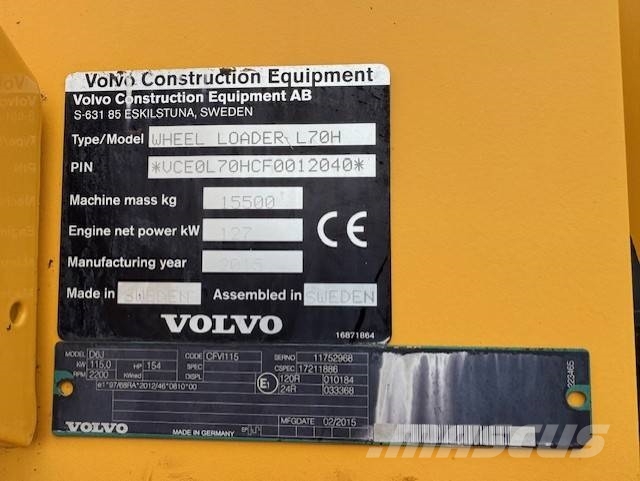 Volvo L 70 H 轮式装载机
